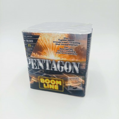 Wyrzutnia Pentagon BL503 Jorge – 36 strzałów 25 mm fajerwerki Piroman.pl