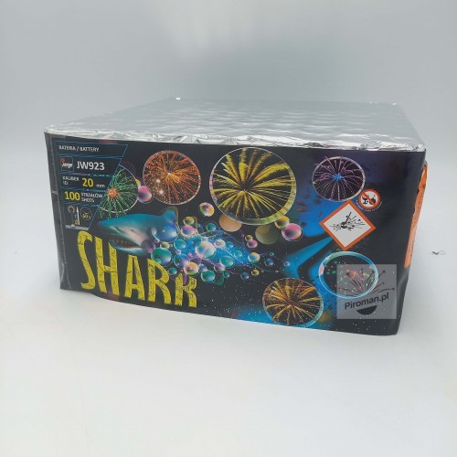 Wyrzutnia Shark JW923 Jorge 100 strzałów 20 mm fajerwerki Piroman