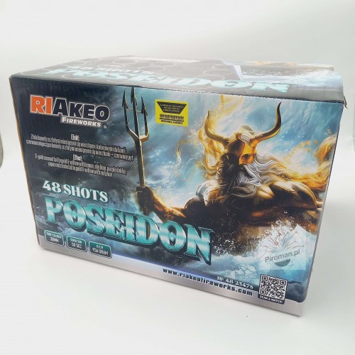 Wyrzutnia fajerwerków Poseidon HF-48-2347S Riakeo – 50 strzałów kaliber 30 mm