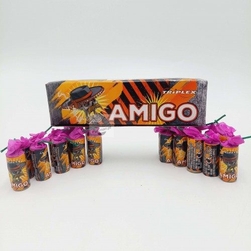 Petardy ze stroboskopem AMIGO TXP948 Triplex – opakowanie 20 sztuk