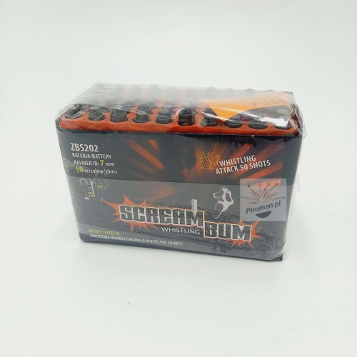 Katiusze Scream Bum Whistling Attack ZBS202 Zom Bum – 50 strzałów