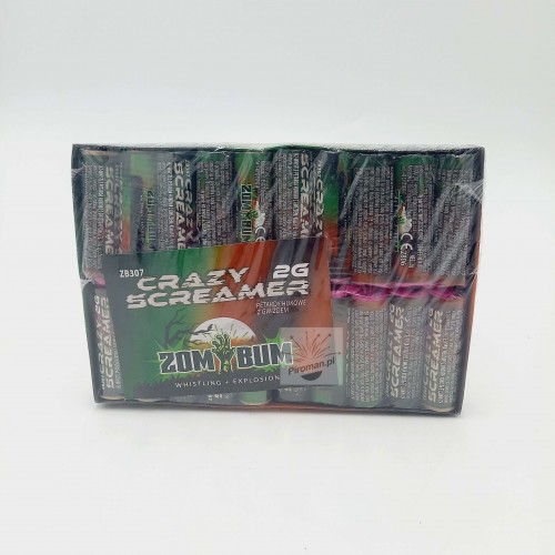 Petardy Crazy Screamer 2G ZB307 Zom Bum – opakowanie 20 sztuk