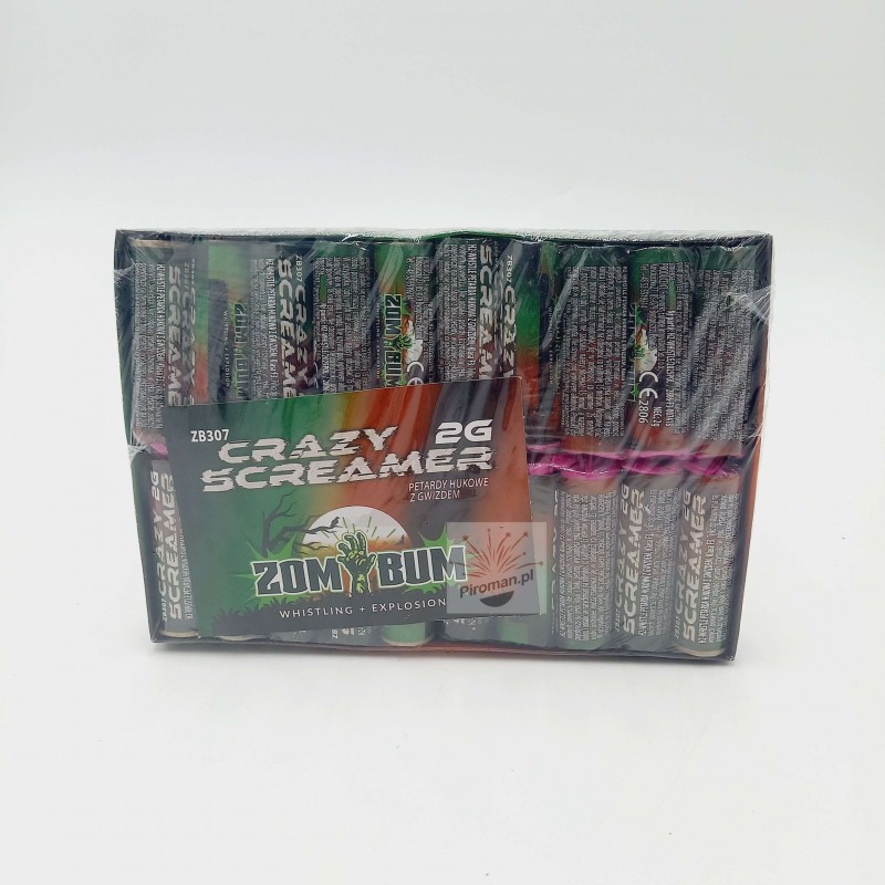 Petardy Crazy Screamer 2G ZB307 Zom Bum – opakowanie 20 sztuk