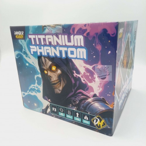 Wyrzutnia Titanium Phantom PC2W4 Pyro Cartel – nowość 2025, potężne 44 mm efekty | Piroman.pl