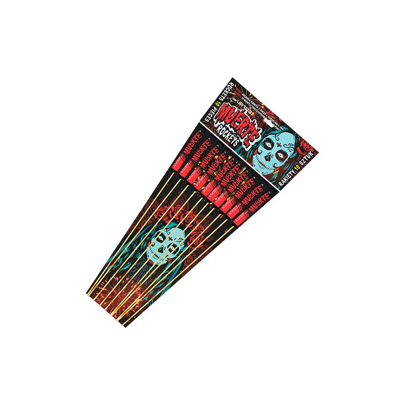 Rakiety hukowe Muerte JR103 Jorge – 10 sztuk o potężnym huku | Piroman.pl