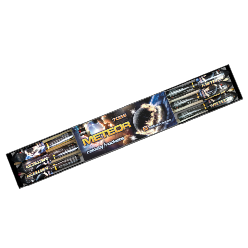 Rakiety Meteor 7059 Jorge – 6 sztuk kolorowych rakiet fajerwerki | Piroman.pl