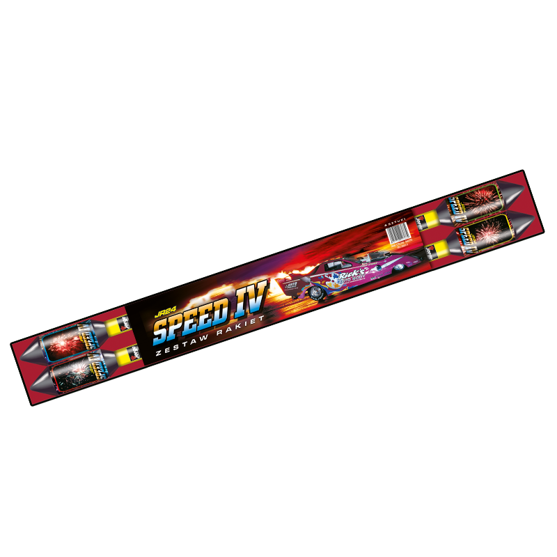 Rakiety Speed IV JR24 Jorge – 4 sztuki rakiet fajerwerki | Piroman.pl