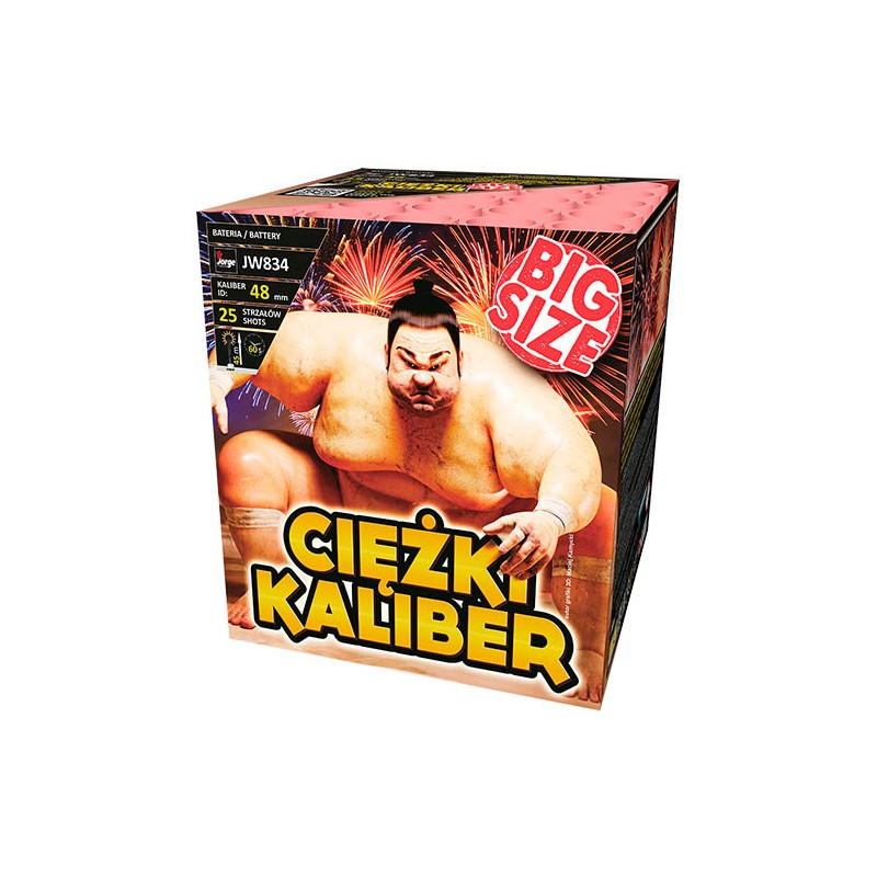 Wyrzutnia Ciężki Kaliber JW834 Jorge 25 strzałów 48 mm fajerwerki | Piroman.pl