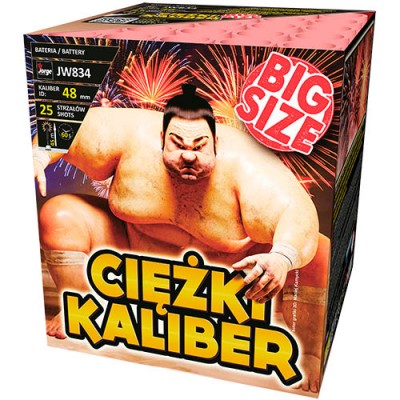 Wyrzutnia Ciężki Kaliber JW834 Jorge 25 strzałów 48 mm fajerwerki | Piroman.pl