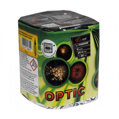 Wyrzutnia Optic PXB2018 Piromax – 9 strzałów 20 mm | Kolorowe fajerwerki Piroman.pl