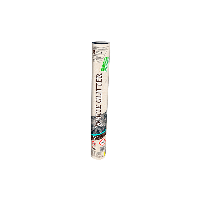 Rzymskie Ognie White Glitter JRC22 Jorge – 161 strzałów srebrnych iskier | Fajerwerki Piroman.pl