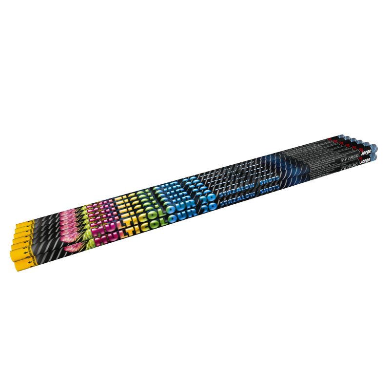 Rzymskie Ognie Multicolor T6238 – 12 różdżek po 20 kolorowych kul | Piroman.pl