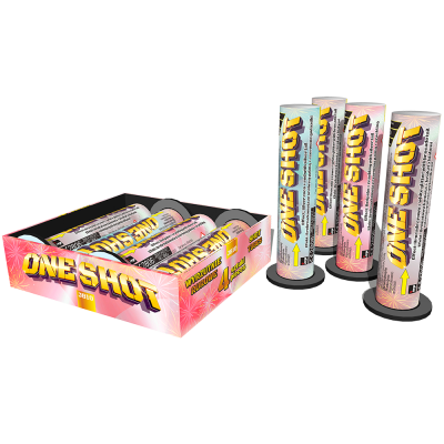 Single Shoty One Shot JB10 Jorge – 4 sztuki fajerwerki | Piroman.pl