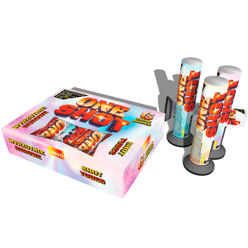 Single Shoty One Shot JB15 Jorge – 6 sztuk fajerwerki | Piroman.pl