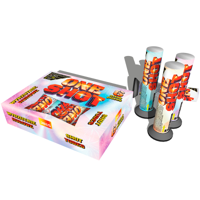 Single Shoty One Shot JB15 Jorge – 6 sztuk fajerwerki | Piroman.pl