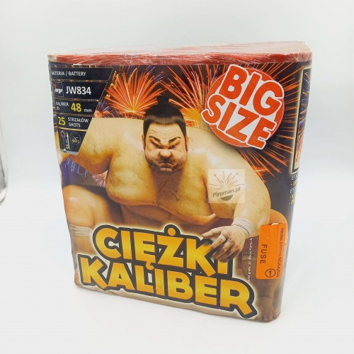 Wyrzutnia Ciężki Kaliber JW834 Jorge 25 strzałów 48 mm fajerwerki | Piroman.pl