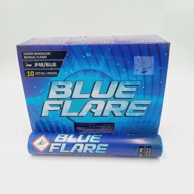 Ogień bengalski JF48/BLUE Jorge – niebieska raca na lont