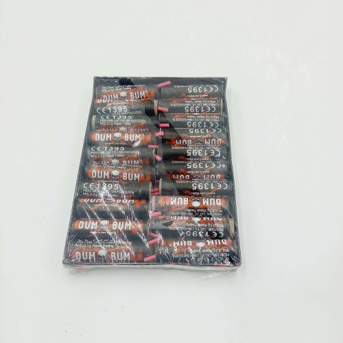 Petardy Dumbum 2G+ P5DU13 – 20 sztuk błyskowych, 1 g mieszanki, potężny huk, klasa F3, certyfikat CE, dostępne w Piroman.pl