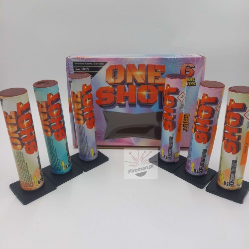 Single Shoty One Shot JB15 Jorge – 6 sztuk fajerwerki | Piroman.pl