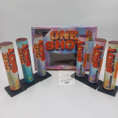 Single Shoty One Shot JB15 Jorge – 6 sztuk fajerwerki | Piroman.pl