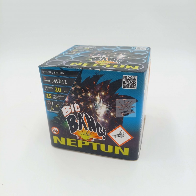 Wyrzutnia Neptun JW011 Jorge – 25 strzałów 20 mm fajerwerki | Piroman.pl