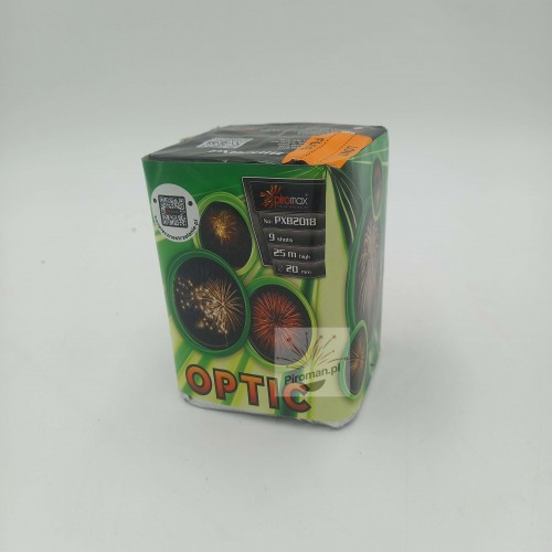 Wyrzutnia Optic PXB2018 Piromax – 9 strzałów 20 mm | Kolorowe fajerwerki Piroman.pl