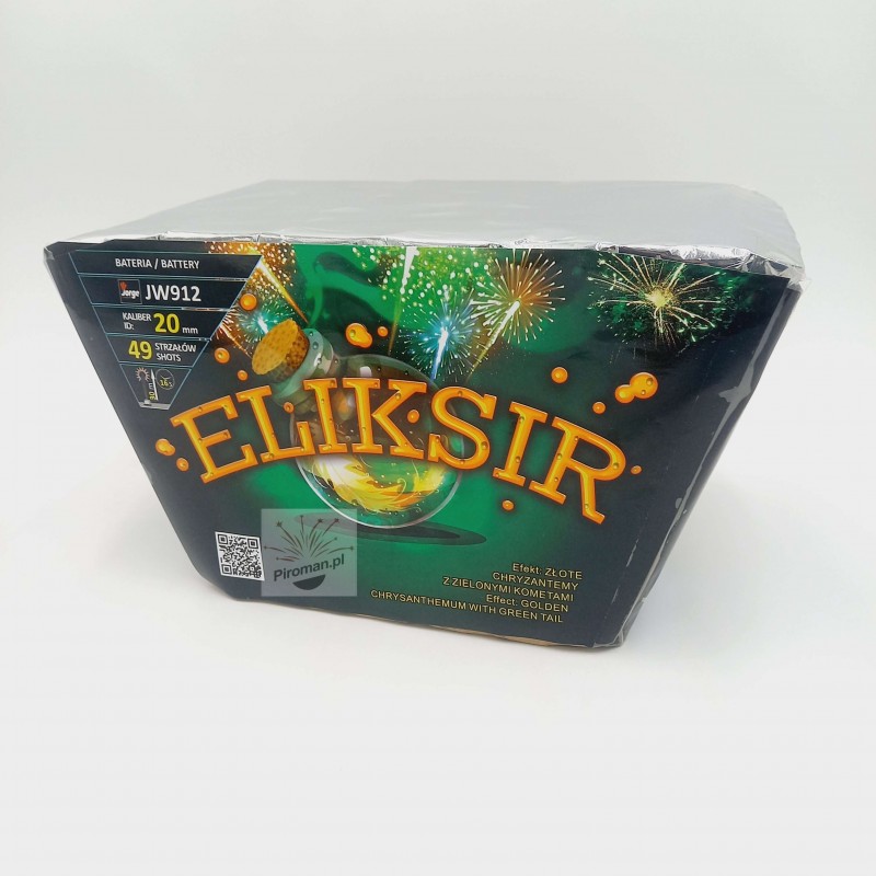 Wyrzutnia kątowa Eliksir JW912 Jorge 49 strzałów 20 mm fajerwerki | Piroman.pl