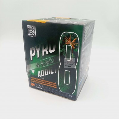 Wyrzutnia Pyro Addict 8 RK25038 Riakeo – bateria 16 strzałów 36 mm