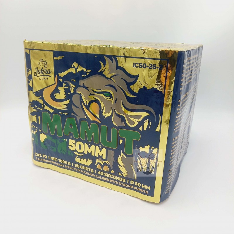 Wyrzutnia Mamut IC50-25-2 Iskra – bateria 25 strzałów 50 mm