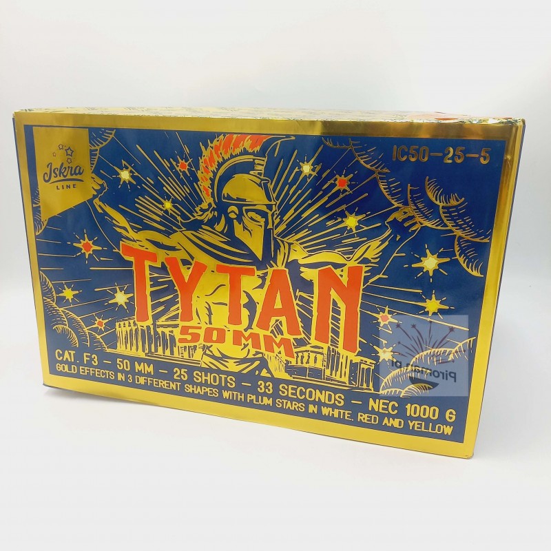 Wyrzutnia Tytan IC50-25-5 Iskra – bateria 25 strzałów 50 mm