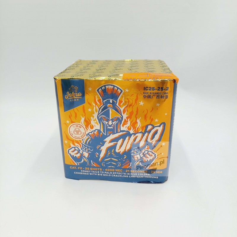 Wyrzutnia Furia IC25-25-2 Iskra – bateria 25 strzałów 25 mm