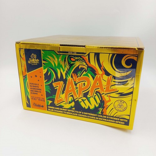 Wyrzutnia Zapał IC25-64-2 Iskra – bateria 64 strzały 25 mm