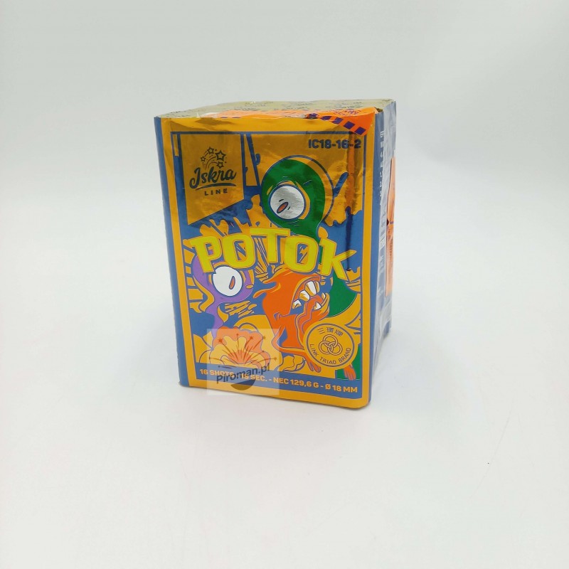 Wyrzutnia Potok IC18-16-2 Iskra – bateria 16 strzałów 18 mm