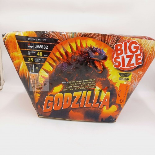 Wyrzutnia kątowa Godzilla JW832 Jorge 25 strzałów 47 mm – fajerwerki