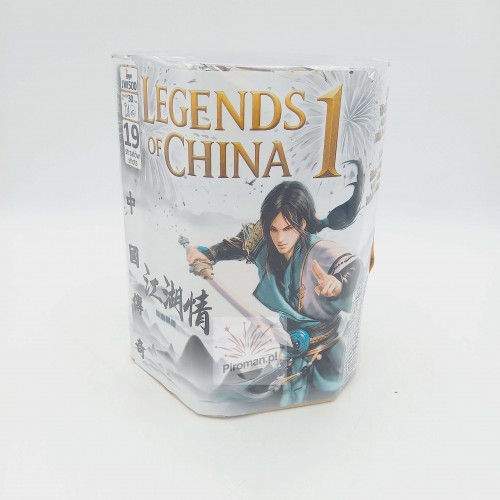 Wyrzutnia Legends of China 1 JW500 Jorge 19 strzałów 30 mm – bateria fajerwerków