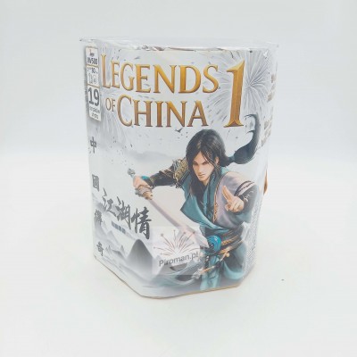 Wyrzutnia Legends of China 1 JW500 Jorge 19 strzałów 30 mm – bateria fajerwerków