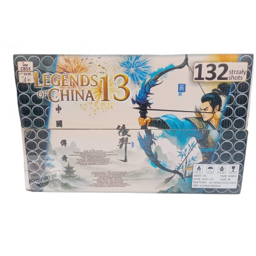 Wyrzutnia Legends of China 13 CB53 Jorge 132 strzały 25/30 mm – compound I FAN