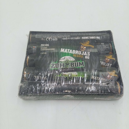 Petardy Matabrujas Negro 6G ZB306 ZomBom 5 sztuk