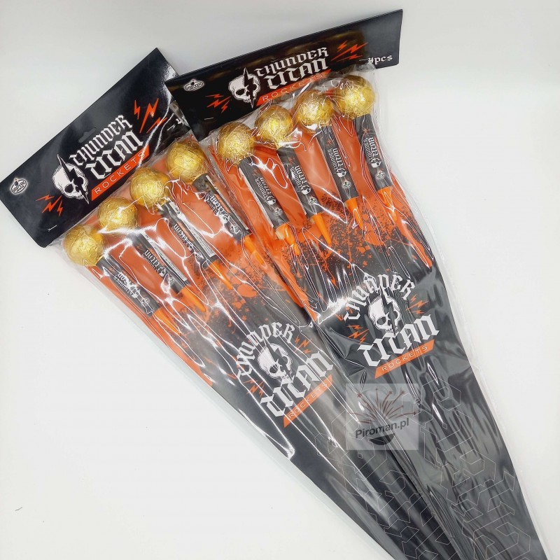 Rakiety Hukowe Thunder Titan 22303-01 SrPyro 4 sztuki