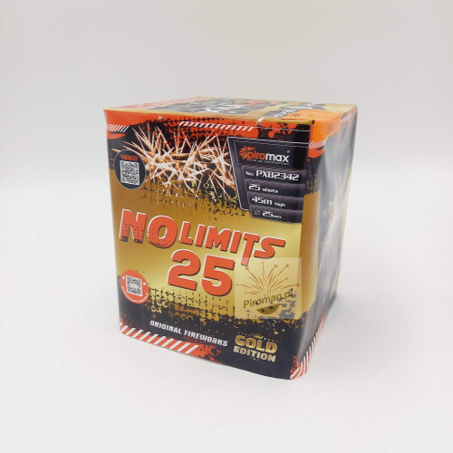 Wyrzutnia No Limits Gold 25 PXB2342 Piromax 25 strzałów 25 mm