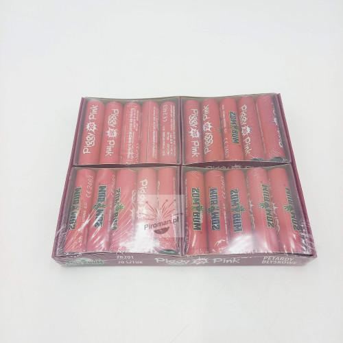 Piggy Pink 2G ZB201 Zom Bum – petardy błyskowe 20 sztuk