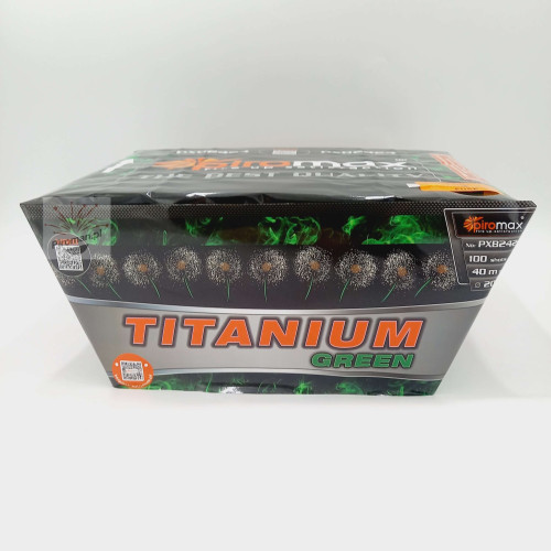 Titanium Green PXB2424 Piromax – kątowa wyrzutnia hukowa 100 strzałów 20 mm