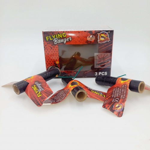 Flying Bangers SRPYRO – wirujące motylki z hukiem (3 szt.) dostępne legalnie w sklepie Piroman.pl
