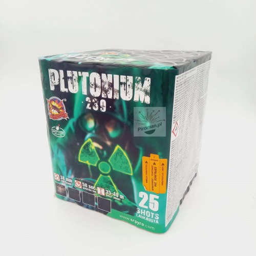 Plutonium 239 SRPYRO – 25 strzałów, kaliber 38 mm, efekt WOW, legalnie w Piroman.pl
