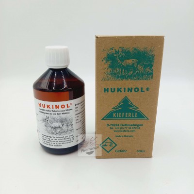 Hukinol Kieferle – naturalny płyn odstraszający dziki, sarny i inne zwierzęta, pojemność 500 ml