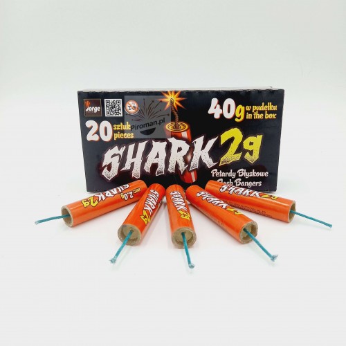 Shark FP6 Jorge – petardy hukowe 2g prochu, głośne i efektowne, legalne, dostępne w Piroman.pl