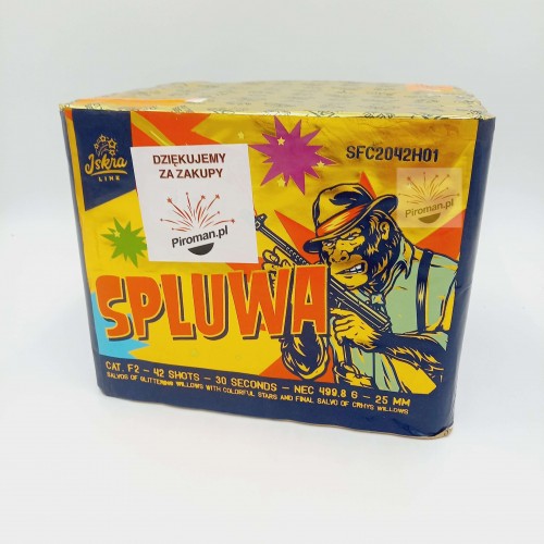 Wyrzutnia Spluwa Iskra SFC2042H01 – 42 strzały, kaliber 25 mm, efektowny pokaz, legalnie w Piroman.pl