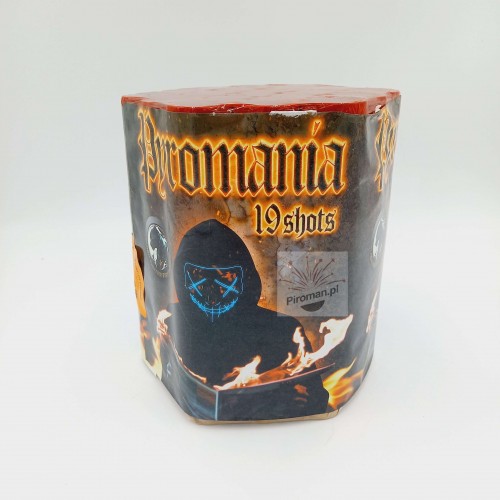 Wyrzutnia Pyromania CLE4036 Black Panther – 19 strzałów, kaliber 30 mm, efektowna i mocna, dostępna w Piroman.pl
