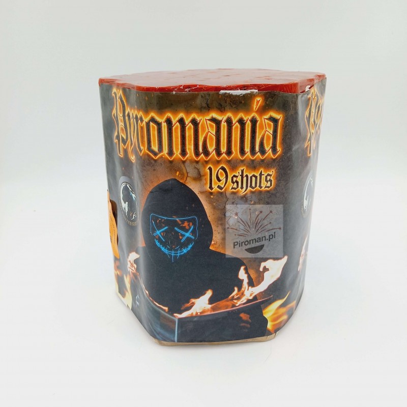 Wyrzutnia Pyromania CLE4036 Black Panther – 19 strzałów, kaliber 30 mm, efektowna i mocna, dostępna w Piroman.pl