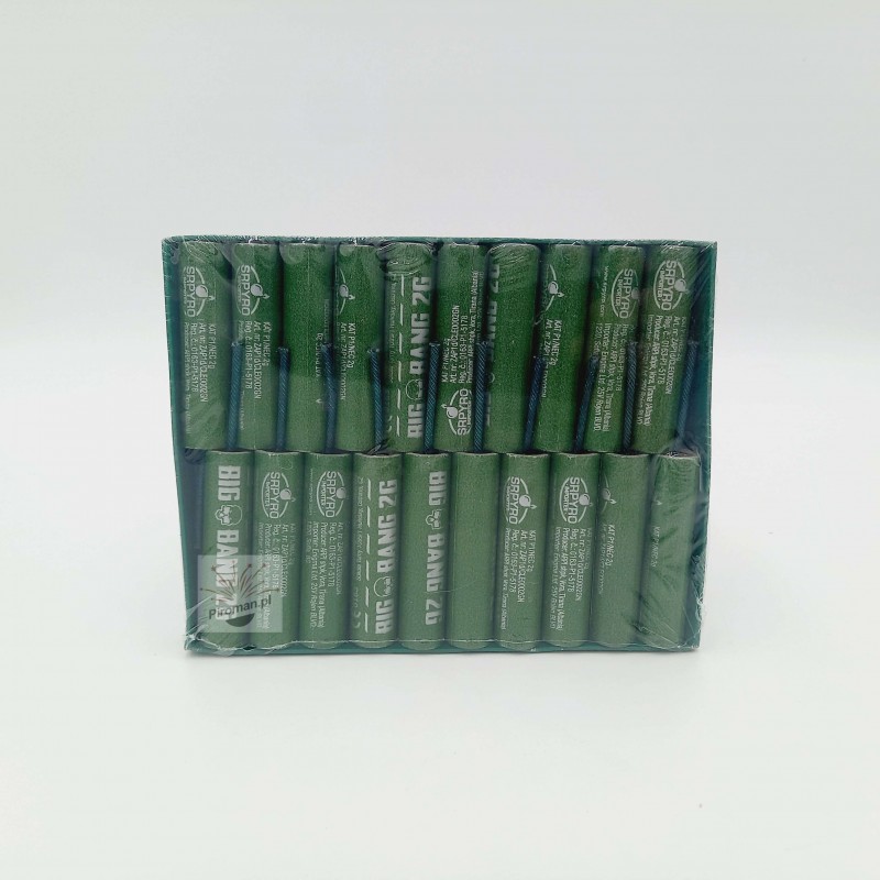 Petarda hukowa Big Bang 2G CLE002GN – 2 g mieszanki, mocny huk, dostępna legalnie w Piroman.pl